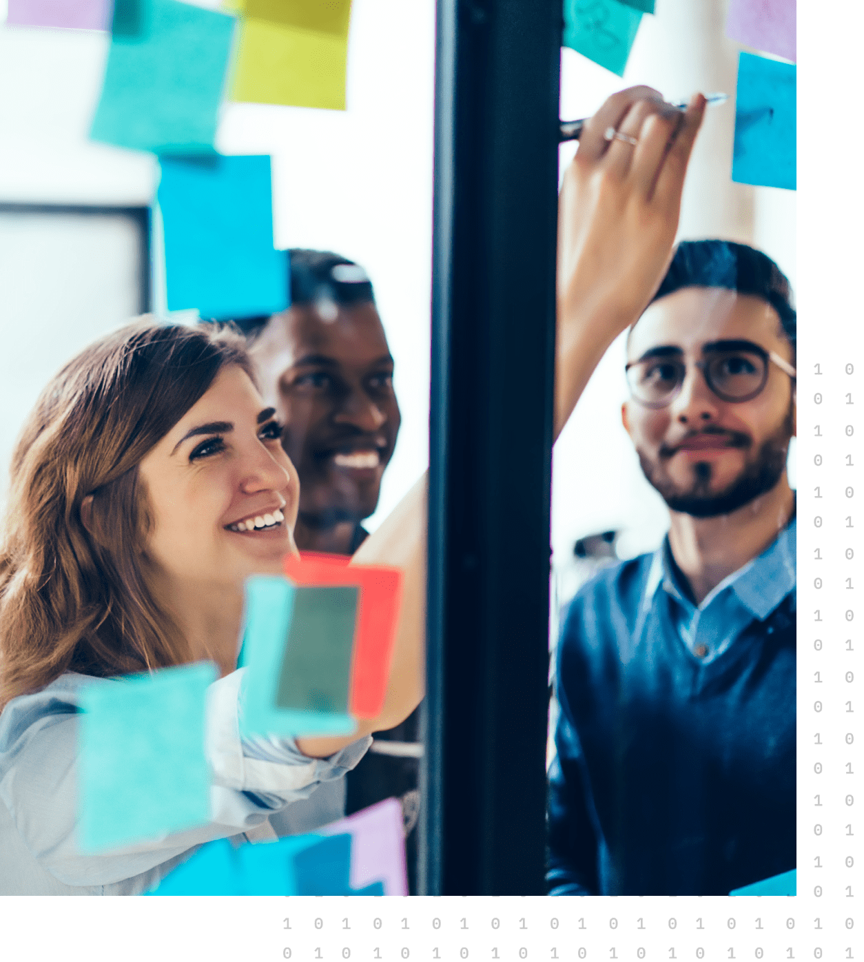 A group of partners working together