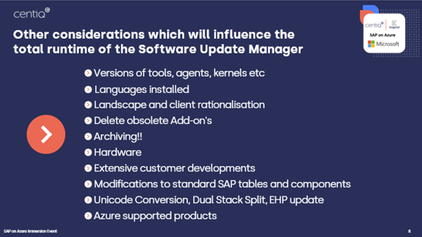 sap on azure immersion considerations