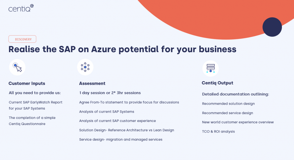 SAP on Azure discovery assessment details