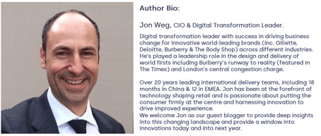 Jon weg bio cio