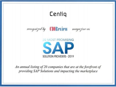 CIOReview SAP Winner