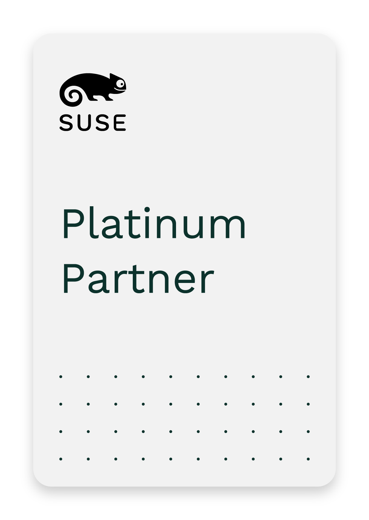 SUSE platinum partner badge
